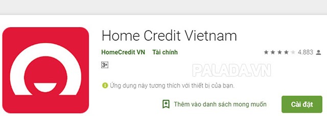 Tải App Home Credit về điện thoại