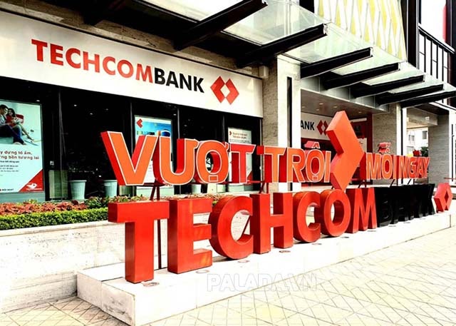 Ngân hàng Techcombank có số vốn điều lệ hàng đầu