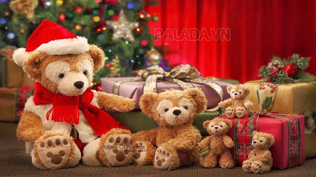 Gấu bông là quà Noel phổ biến cho trẻ em