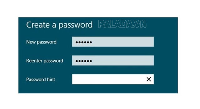 Cài password hint cho Windows 8