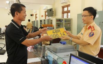 Đổi biển số xe tại các điểm đăng ký quy định