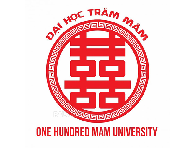 Logo đại học trăm mâm