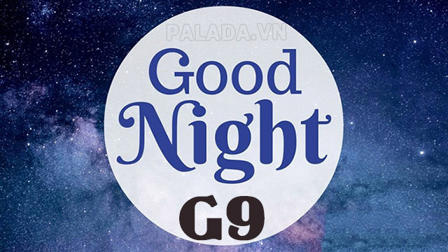 G9 có nghĩa là goodnight