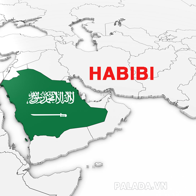 Habibi là tiếng nước Ả Rập Xê Út 