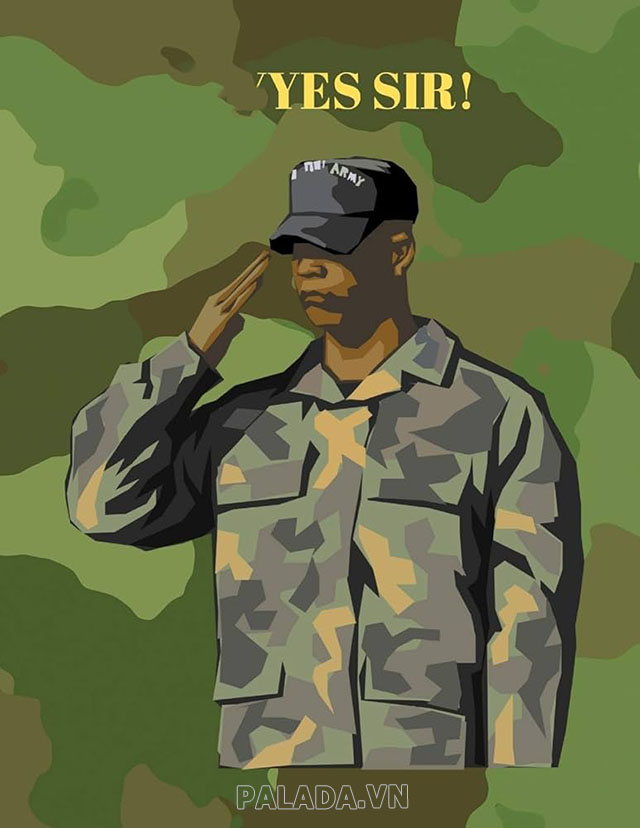 "Yes sir" được sử dụng trong môi trường quân đội hoặc cảnh sát