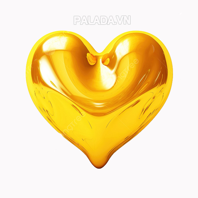 Trái tim màu vàng đại diện cho sự tự tin, lạc quan và sự sáng tạo