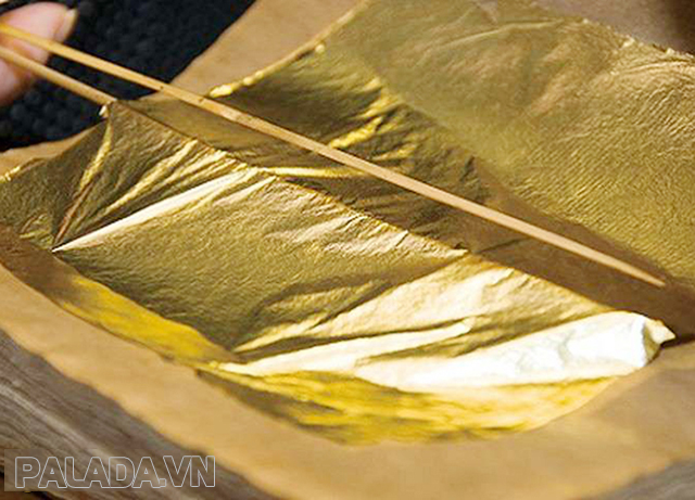 Vàng có thể được dát mỏng đến 0,000127 mm