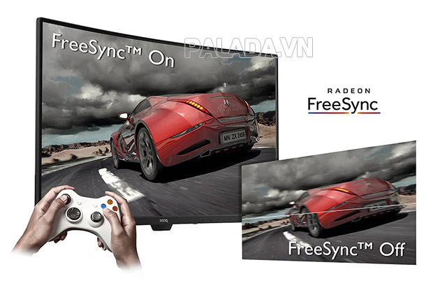 FreeSYNC được sử dụng để giảm hiện tượng xé màn hình