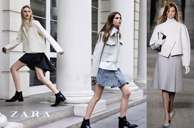 Thời trang Zara đa dạng mẫu mã, bắt kịp xu hướng thời trang thế giới