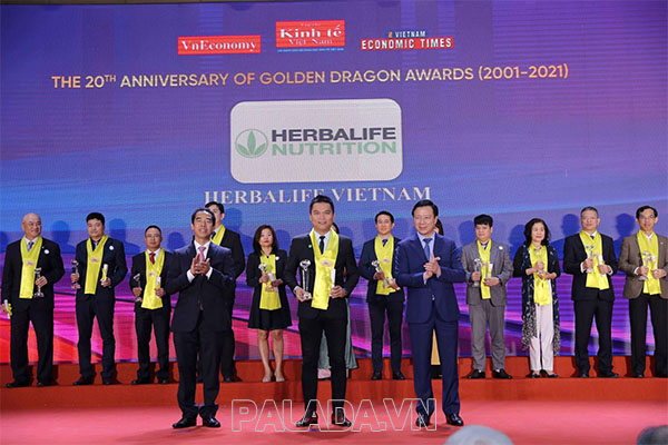 Herbalife vinh dự được nhận giải thưởng Rồng Vàng  năm 2021