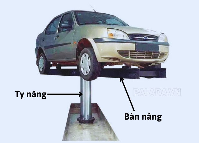 Cầu nâng 1 trụ của Ấn Độ là thiết bị chuyên dụng để rửa hoặc bảo dưỡng xe tốt hơn
