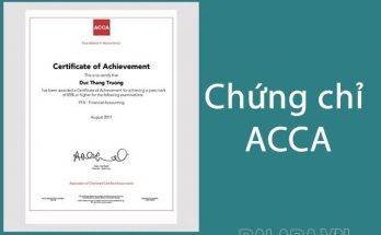 Chứng chỉ ACCA