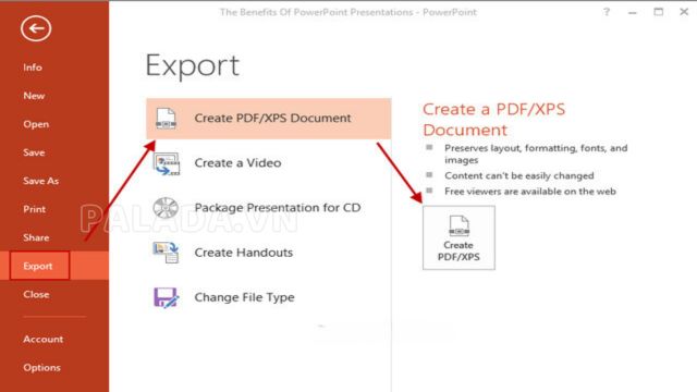 Chuyển đổi file PDF sang PowerPoint
