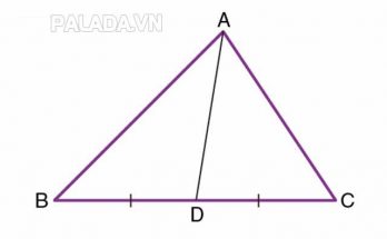 Đường trung tuyến AD trong tam giác ABC