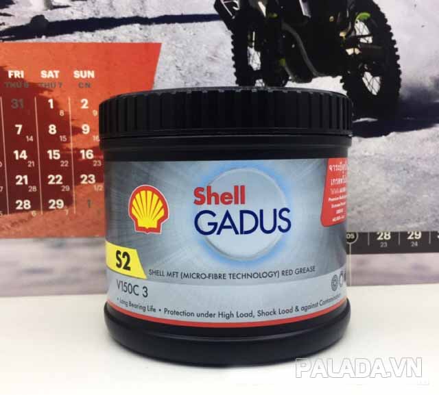 Mỡ bơm máy xúc Shell Gadus chịu nhiệt 150 độ