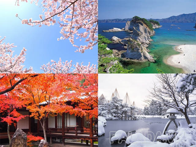 Mùa nào tại Nhật cũng có những vẻ đẹp riêng