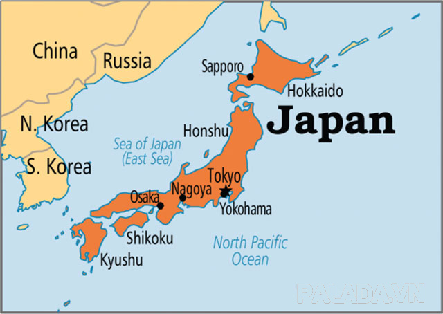 Nhật Bản thuộc khu vực Đông Á của Châu Á