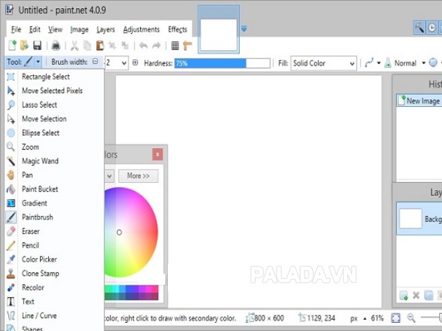 Phần mềm chỉnh sửa ảnh đẹp Paint.NET