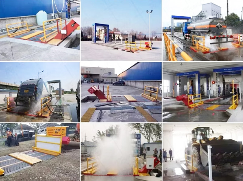 Dòng máy rửa xe công trường tự động chuyên dụng