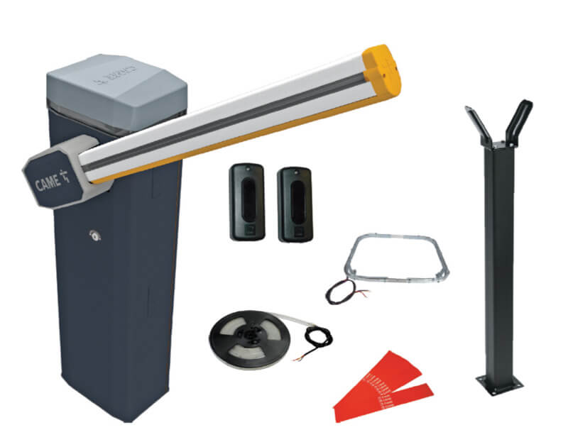 Barie nhận tín hiệu điều khiển, xử lý tín hiệu và vận hành cơ cấu nâng hạ thanh chắn