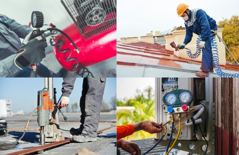 Ứng dụng của máy nén khí 2 cấp trong công việc